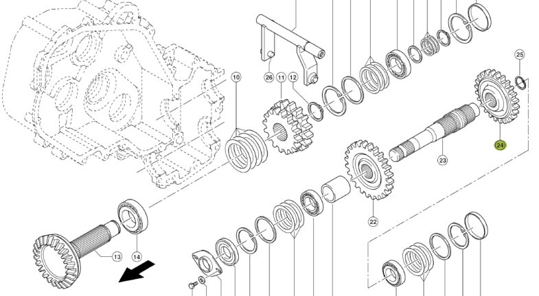 Pinion 933156