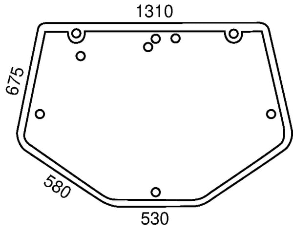 Geam spate superior 86002901