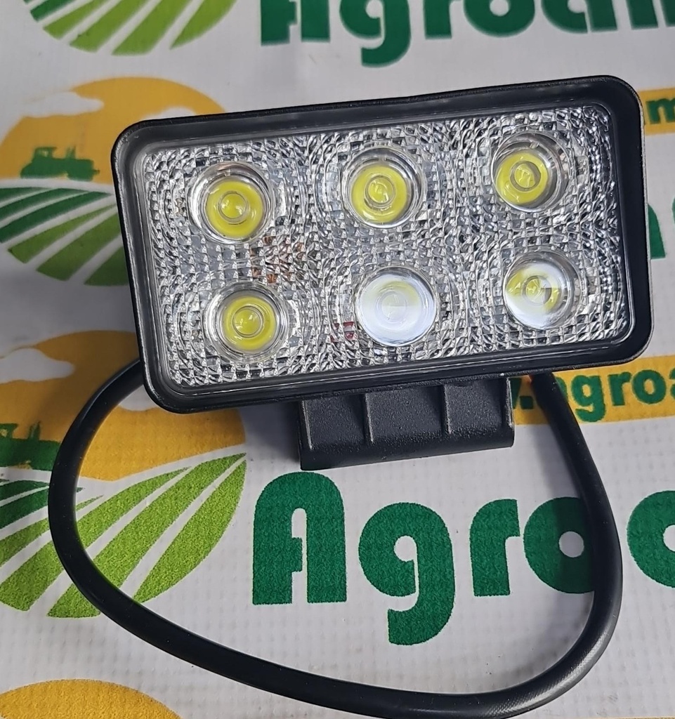 Lampa 18W, 10-30V, 6 Leduri