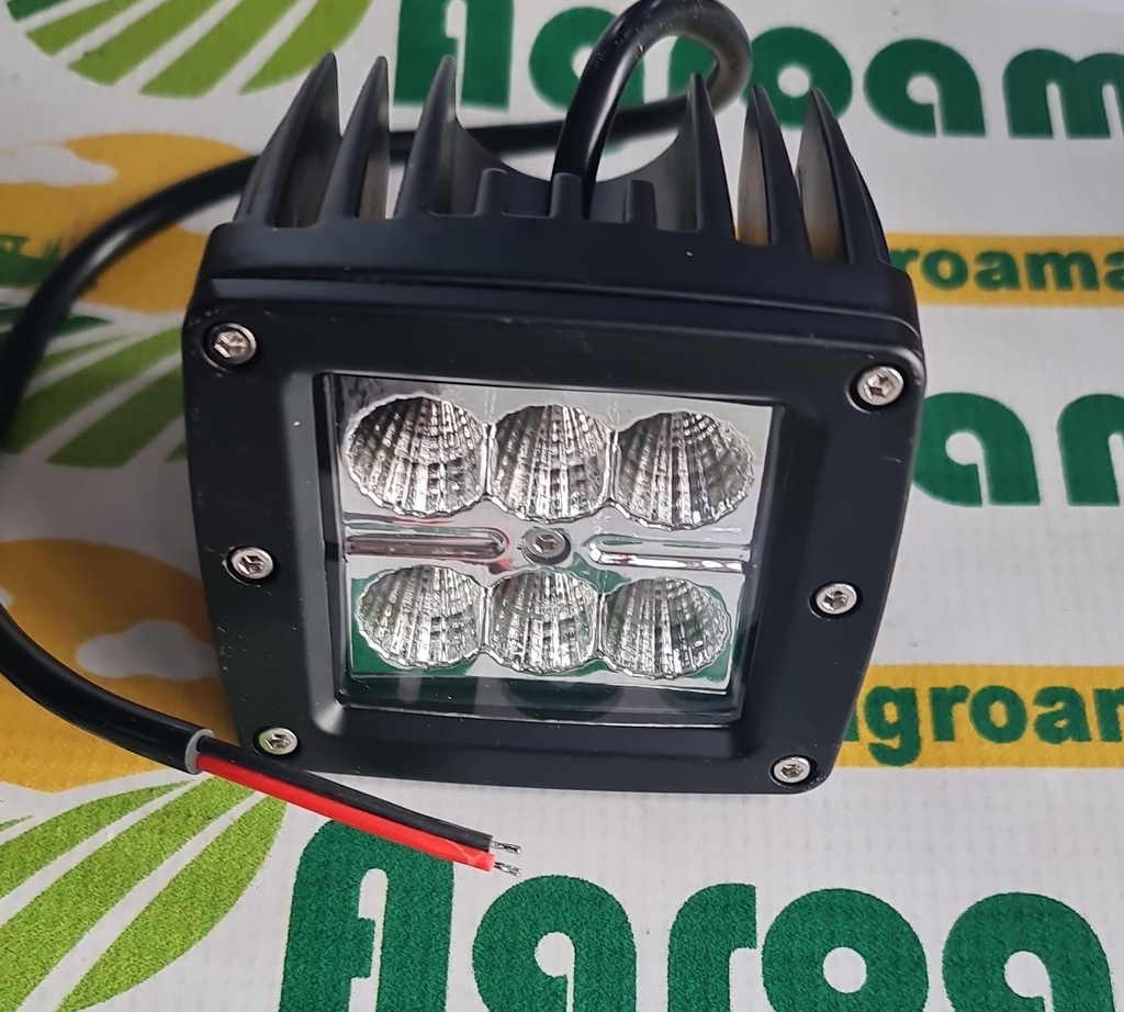 Lampa 18W , 10-30V , 6 Leduri