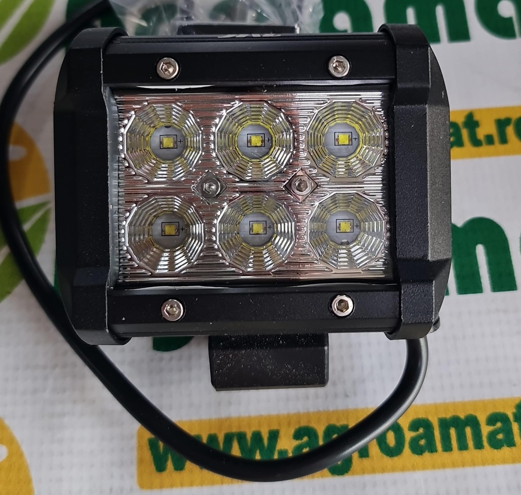 Lampa 18W, 10-30V, 6 Leduri