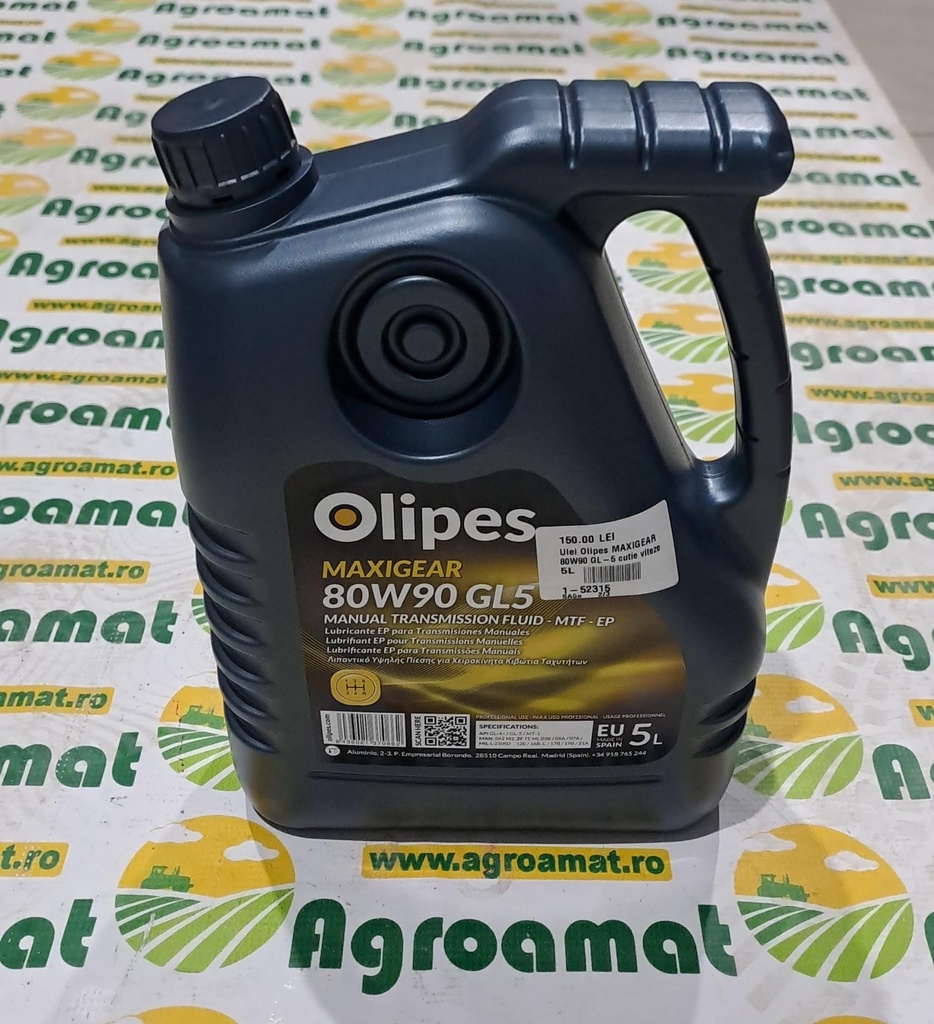 Ulei Olipes MAXIGEAR 80W90 GL-5 cutie viteze 5L