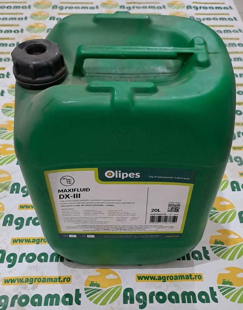 Ulei Olipes ATF MAXIFLUID DX-III Dexron 3 20L