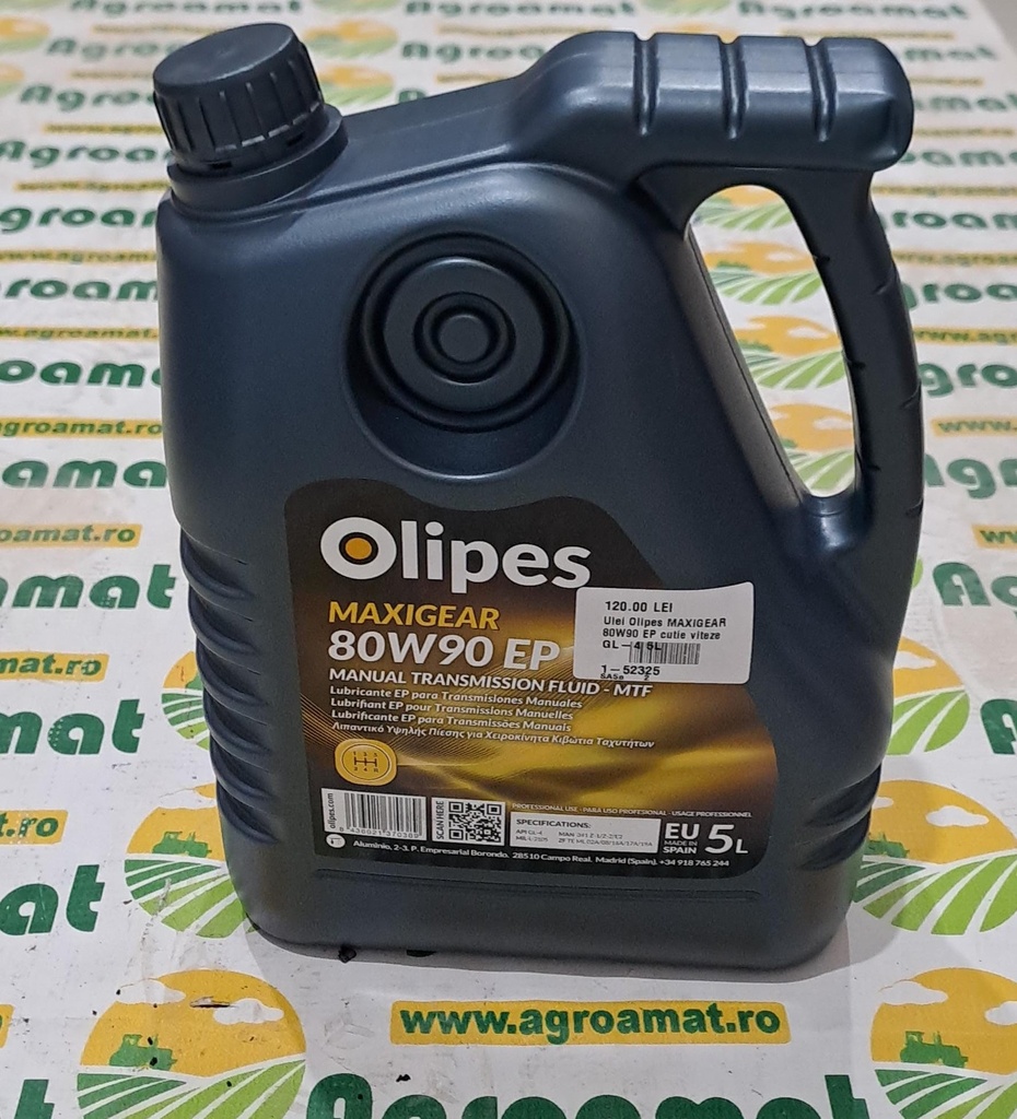 Ulei Olipes MAXIGEAR 80W90 EP cutie viteze GL-4 5L