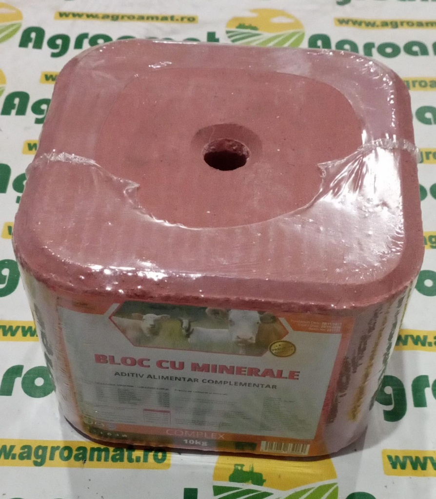 Bloc Sare 10kg cu Complex Minerale pentru Animale