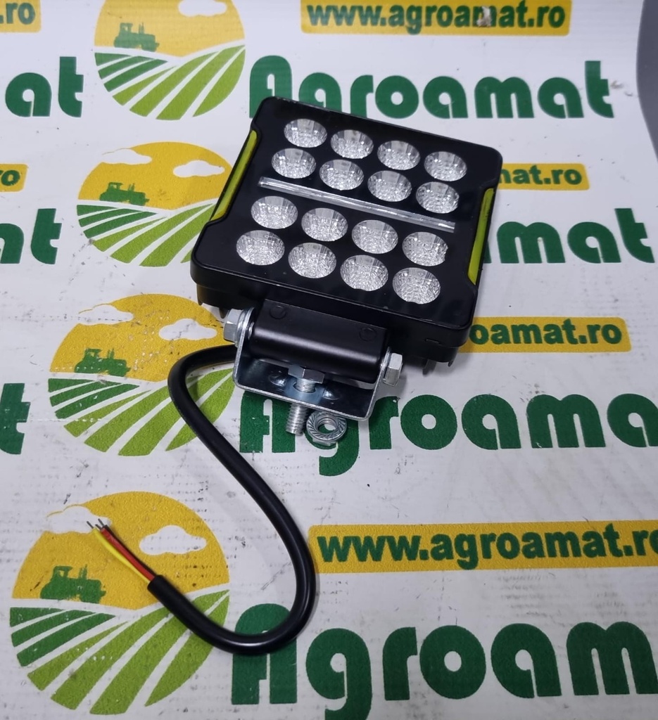 Proiector 16 LED-uri 10-30V 20W 106x106x35mm