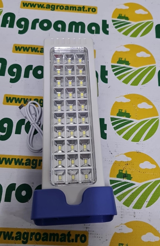 Lampa de Lucru portabila LED 30W cu Baterie 1500 mAH