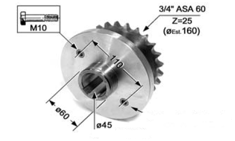 Pinion Org Z-25