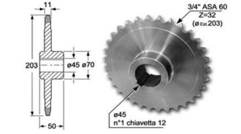 Pinion Org Z-32