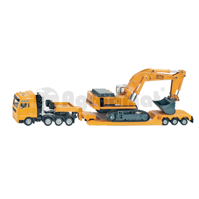 Camion cu excavator cu senile