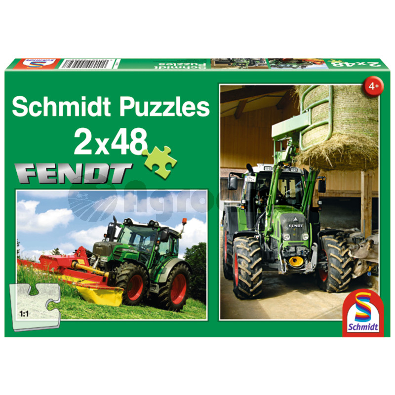 Puzzle, Fendt 415V / 211V, 2 x 48 piese