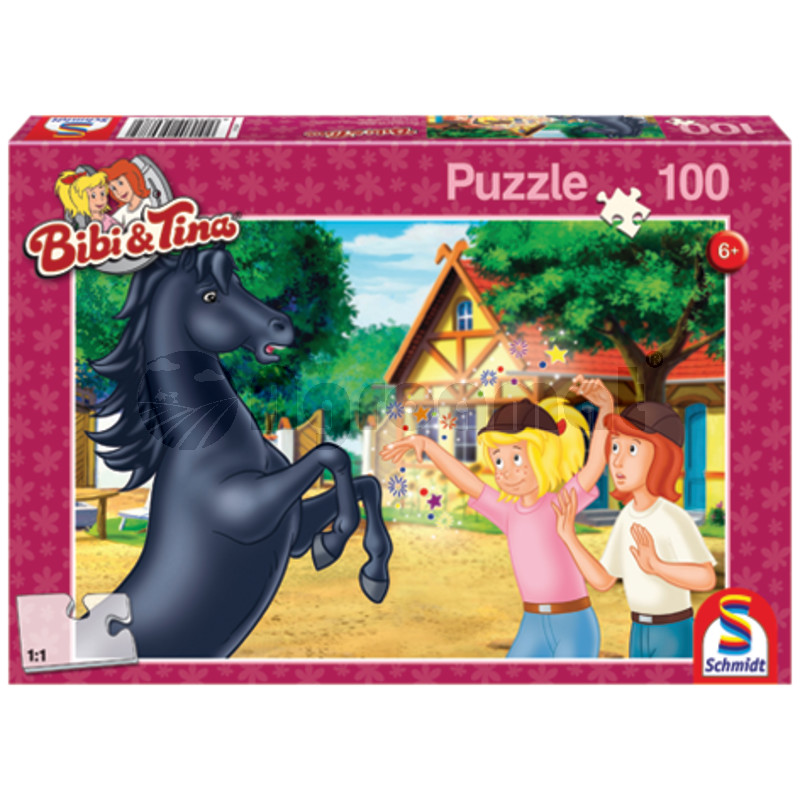 Puzzle, Bibi & Tina Armasarul salbatic, 100 de piese