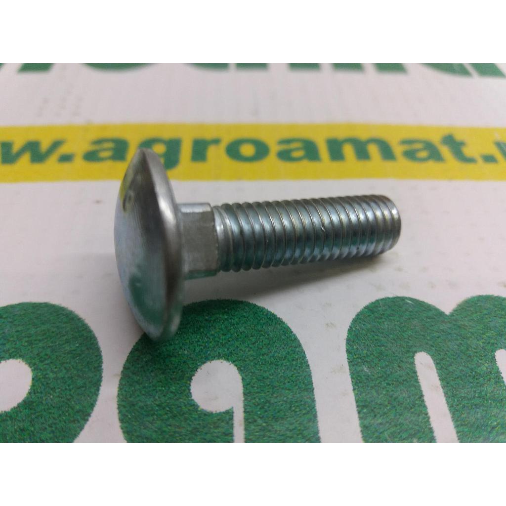 Surub cap bombat gat patrat M8x1,25x30mm