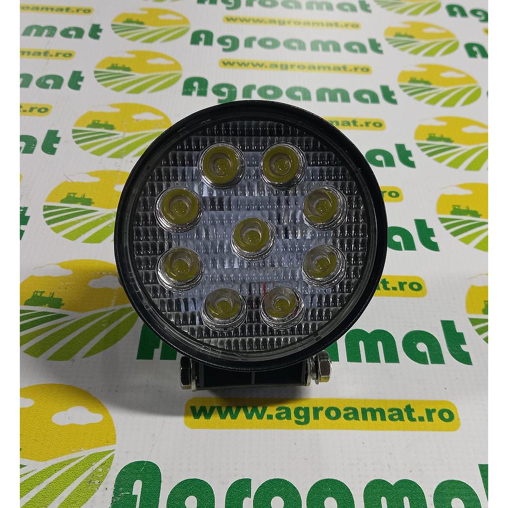 Proiector Rotund 9LED Gros=45mm HG-1R27W