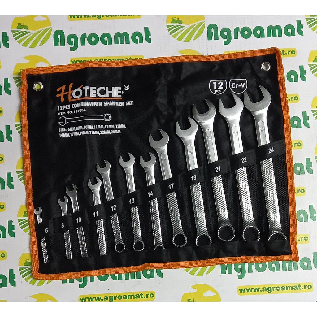 Set chei combinate fixe si inelare 12 buc. 6-24mm