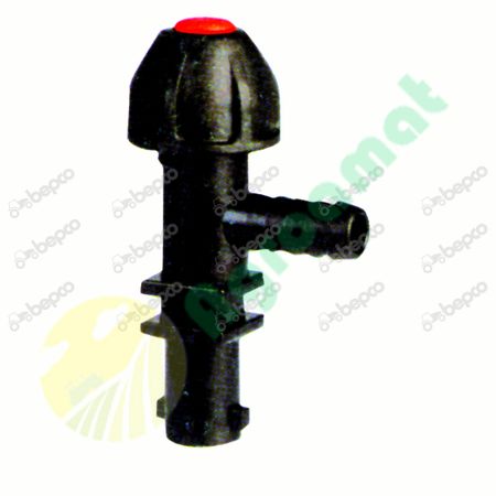 90° SINGLE ENTRY NOZZLE HOLDER WITH QUICK COUPLING & ANTI-DRIP VALVE - Ø 10 MM