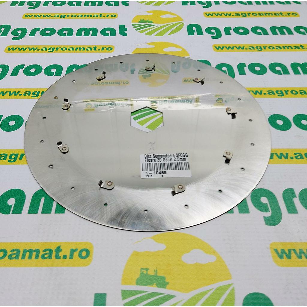 Disc Semanatoare SFOGGIA Floare 20 Gauri 2.5mm