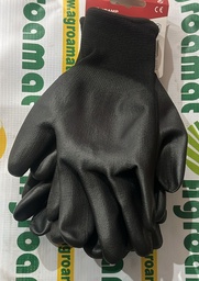 [AMAT1-53538] Work gloves, size 8/M, black, 3 pack, Nylon/polyester 24cm long Protect by Kramp