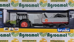 [AMAT1-53550] Tractor Claas Nectis 267F cu încărcător frontal și remorcă basculabilă