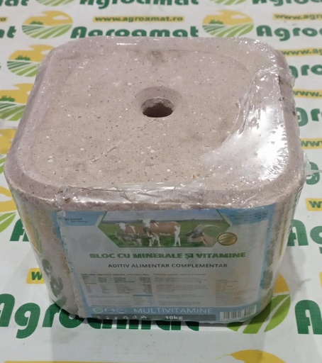 [AMAT1-52453] Bloc Sare 10kg Multivitamine pentru Animale