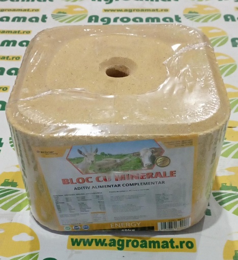 [AMAT1-52491] Bloc Sare 10kg cu Vitamine si Minerale pentru Animale