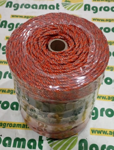 [AMAT1-52556] Rola Fir Portocaliu-Maro fi 3mm Insertie Metalica 5x0.2mm SS, Rezistenta 4.5 Ohm/m, 500m Gard Electric Thor