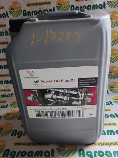 [AMAT1-17283] Ulei Massey Ferguson POWER HC PLUS 10W40 10w40 20-Litri