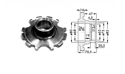 [AMAT1-15791] Pinion B07SP0281R