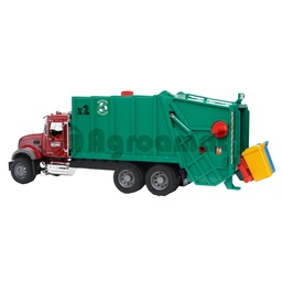 [AMAT3-90215] Camion pentru containere (rosu rubiniu-verde)