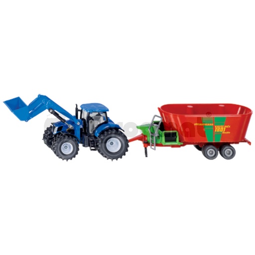 [AMAT3-90639] Tractor cu incarcator frontal si malaxor furaje