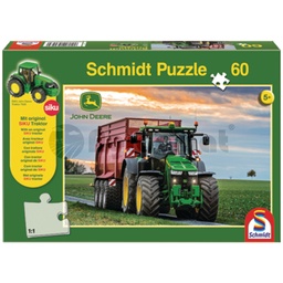 [AMAT3-91250] Puzzle, John Deere + tractor Original SIKU 60 de piese