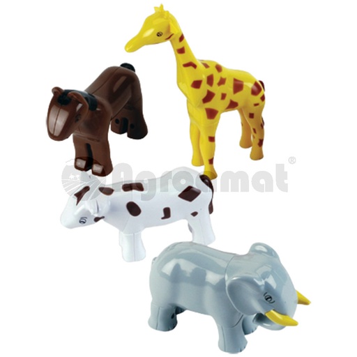 [AMAT3-91309] Puzzle cu animale, 4 animale in punga