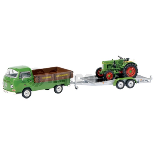 [AMAT3-91611] Fendt Dieselross cu remorca, verde, editie limitata