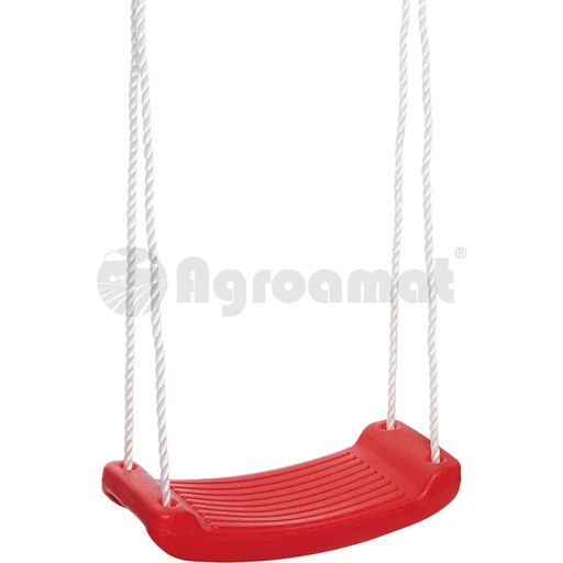 [AMAT3-91659] Balansoar din plastic, sarcina max. 60 kg, cablu poliester 10 mm, rosu, reglabil pana la ca. 180 cm, usorstabil, testat TÜV/GS