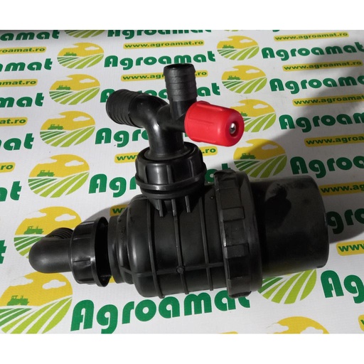 [AMAT1-32833] Filtru Aspiratie fara Supapa Negru cu Cot fi 32