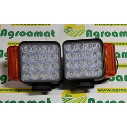 [AMAT1-33286] Set Lampi Led cu Semnalizare dreapta si stanga 16 LED-uri 12-24V