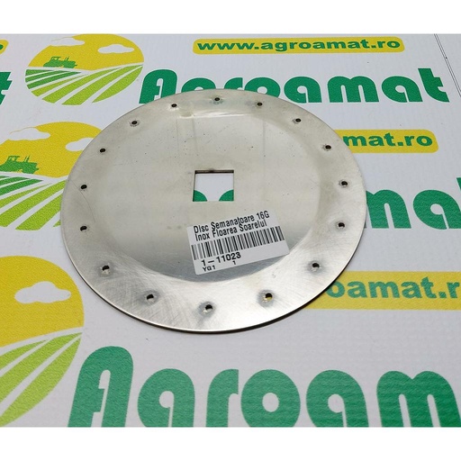 [AMAT1-11023] Disc Semanatoare 16-gauri Inox Floarea Soarelui