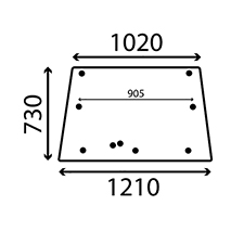 [AMAT1-10736] Geam 30/4072-8