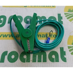 [AMAT1-37892] Cablu de Racordare cu Clema Crocodil Verde