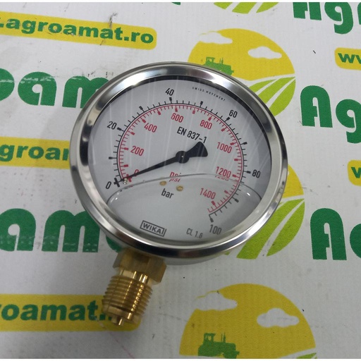 [AMAT1-38975] Manometru cu Glicerina 100 Bar