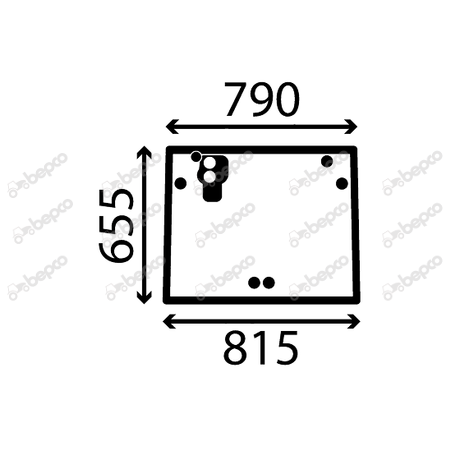 [AMAT5-2025] REAR WINDOW CURVED - TINTED